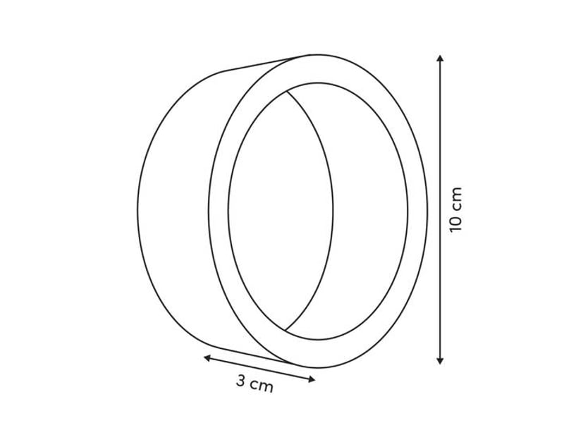  Rouleau adhésif rond d.10cm transparent  - Conforama C