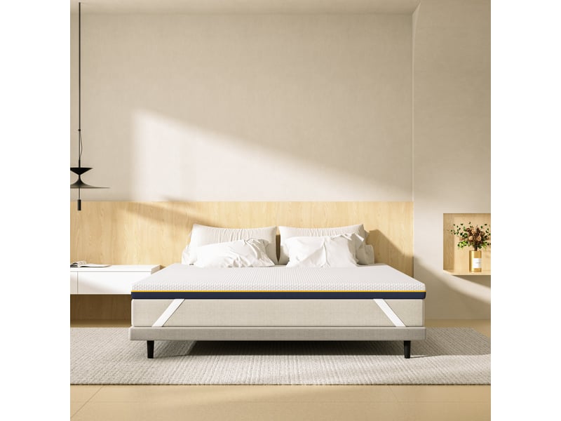 Matelas de 7,5 cm d'épaisseur, 160 x 200 cm, mousse à mémoire de forme, ergonomique, lavable - Conforama D