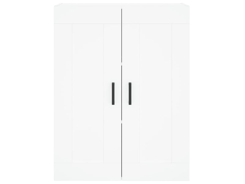  Lot de 2 armoires murales pratiques rangement 69,5 x 34 x 90 cm en bois d'ingénierie blanc 02_0055475  - Conforama D