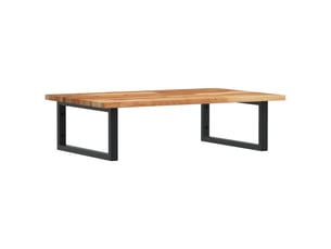 Étagère de vasque | étagère murale acier et bois massif d'acacia shl3543