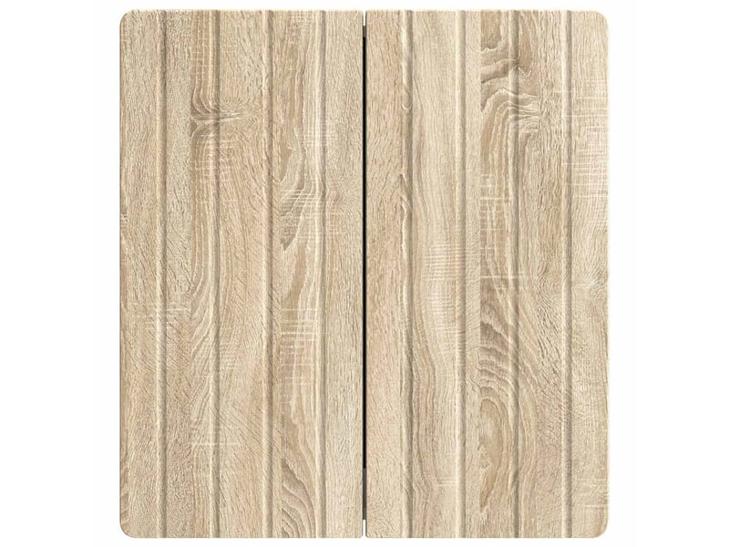  Armoire murale salon, meuble de rangement chêne sonoma 59 x 31 x 64 cm bois d'ingénierie  - Conforama D