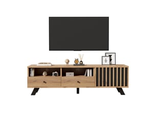 Meuble tv coloris bicolore 150 cm OKWISH
