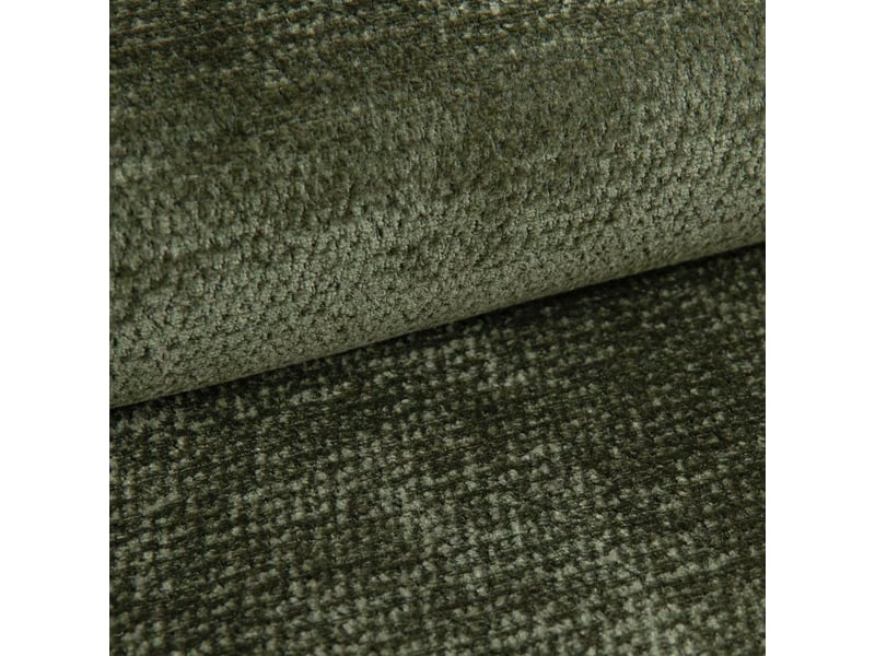  Canapé d'angle tisi, tissu chenille vert  - Conforama D