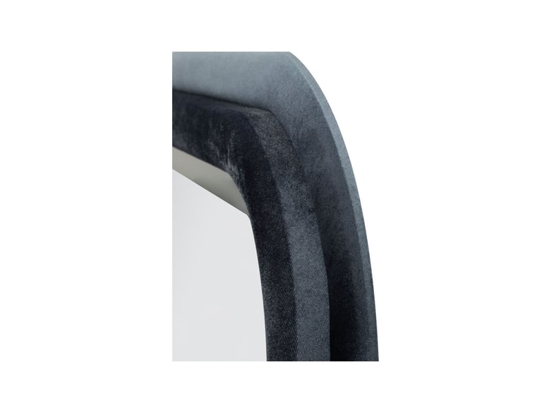 Miroir mural led ondulé velluto 160cm bleu  - Conforama D