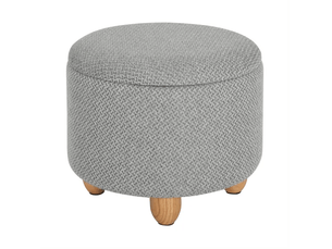 Pouf / repose pied gris