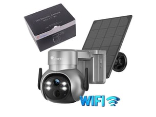 Camera ptz exterieur wifi 4mp 355 95 pir detection humaine vision couleur