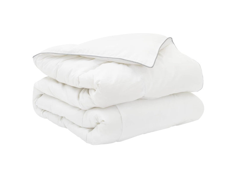  Ensemble de couette - duvet 155 x 220 cm non coton, bambou, polyester  - Conforama A