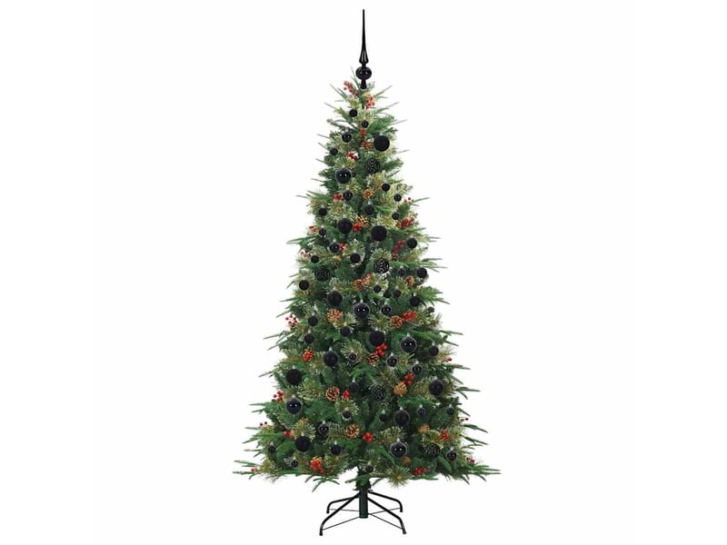  Sapin de noël artificiel, arbre de noël à branches articulées vert 180 cm shl8426  - Conforama D