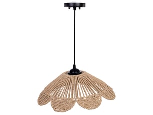 Lampe de plafond en papier beige d39,5xh19,5 cm