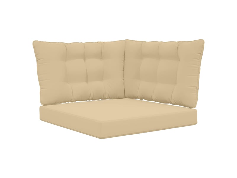  Coussin de canapé d'extérieur, coussin de chaise polyester beige 68,5 x 68,5 cm cf54024  - Conforama A