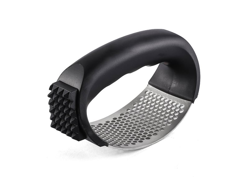  Presse-ail - acier inoxydable - noir - presse-ail - éplucheur d'ail - coupe-ail black  - Conforama B