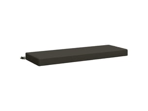 Coussin de banc, coussin d'assise, coussin de canapé soest 100 % polyester anthracite cf52971