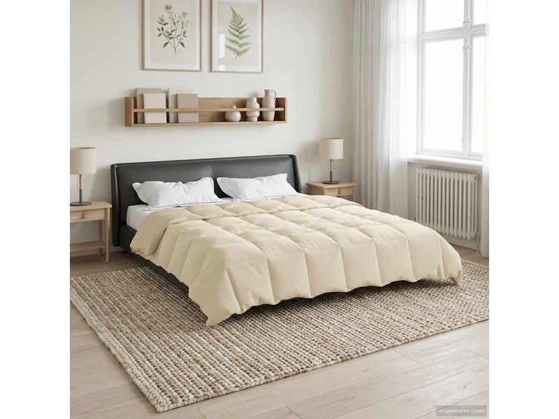  Couette - duvet d'été 200 x 200 cm été microfibre (100% polyester)  - Conforama D