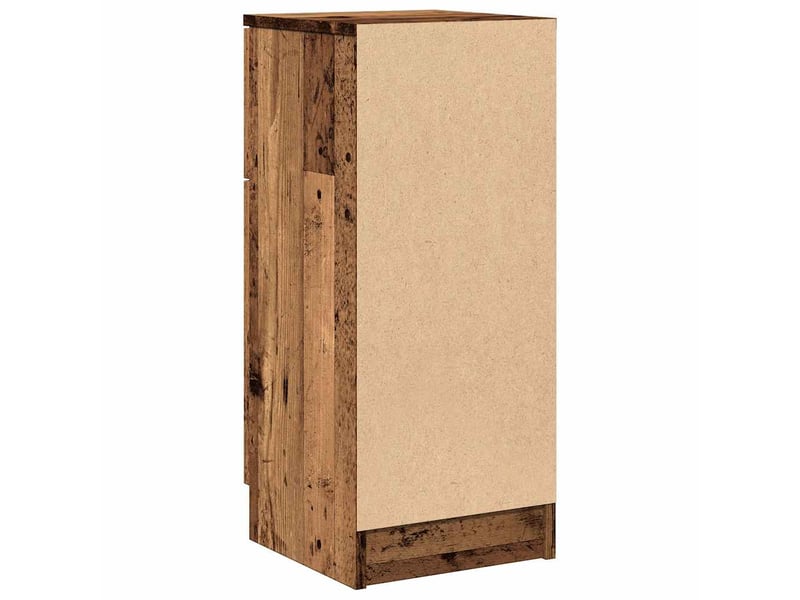  Buffets 2 pcs - bahut - meuble de rangement vieux bois 30x30x70 cm bois d'ingénierie  - Conforama E