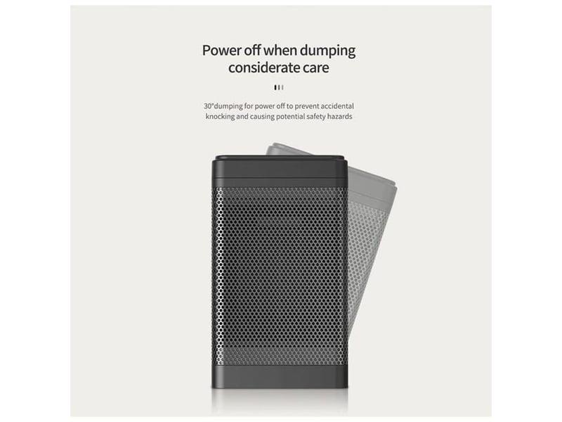  Chauffage de table avec arrêt automatique, protection contre la surchauffe, chauffage rapide, portable, noir - ysk0005433ly YSK0005433LY - Conforama E