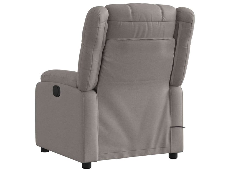  Fauteuil de massage - fauteuil relax inclinable électrique taupe tissu  - Conforama E