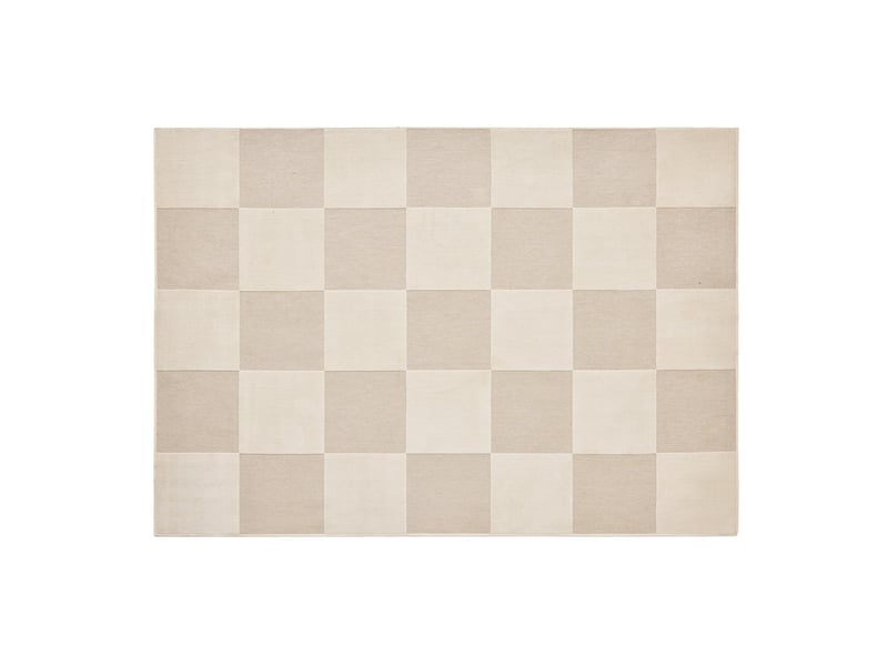  Tapis damier en relief toledo 140x200cm naturel  - Conforama A
