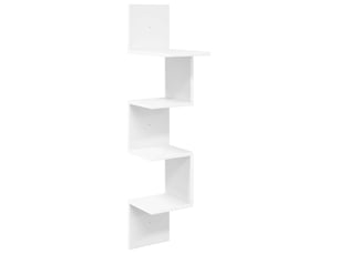 Étagère flottante, étagère suspendue montage mural blanc 32 x 21 x107 cm cf42438