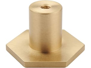 10 pièces de tirettes de meubles en laiton pour armoires de cuisine, tirette hexagonale de 30 mm