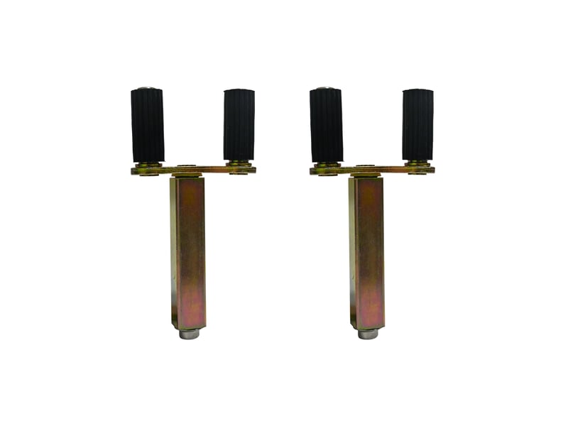  Béquilles avant et arrière pour moto noires en acier, capacité 200 kg, supports réglables pour entretien  - Conforama E