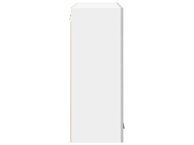  Armoire suspendue moderne rangement spacieux 80 x 31 x 80 cm en bois d'ingénierie gris béton 02_0053324  - Conforama D