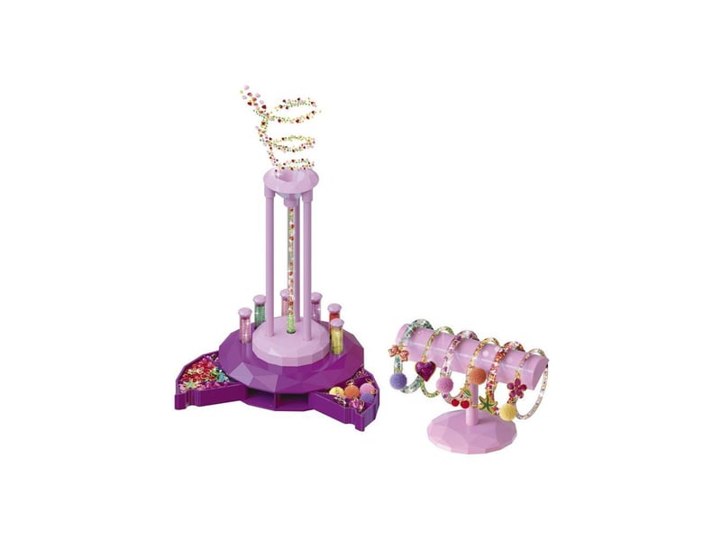  Jeu de creation bijoux 150+ decorations shiny pop atelier bracelets des 6 ans LAN3181860882504 - Conforama C