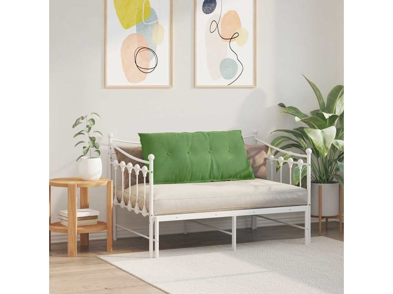  Coussin de dos, coussin de dossier vert clair 100 x 50 cm tissu en velours côtelé cf55039  - Conforama D