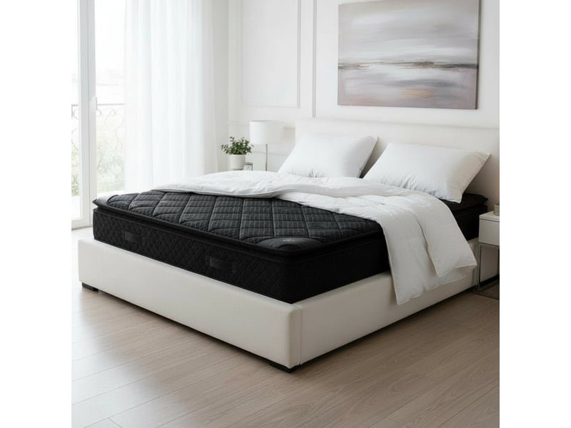  Matelas mémoire de forme et ressorts ensachés 180x200 cm épaisseur 33  - Conforama C