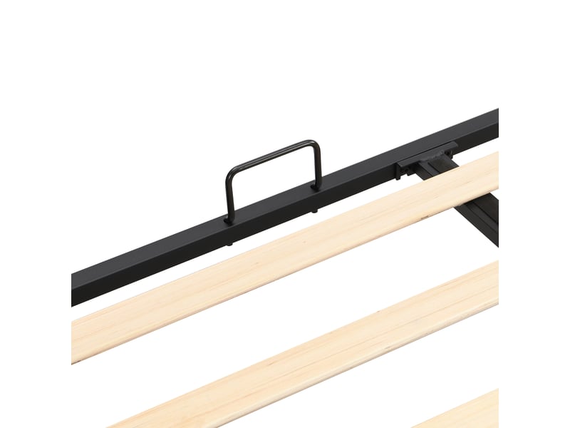 Lit adulte 160x200 cm, tête de lit, design capitonné à boutons, sommier, velours gris, sans matelas - Conforama R