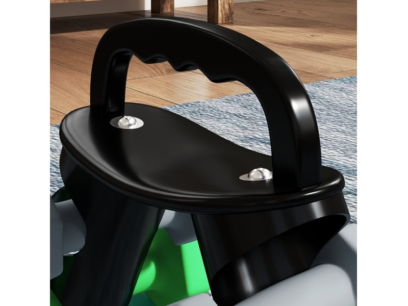  Set d'haltères hexagonaux 6 pièces de 1 à 3 kg – gris – support de rangement transformable en kettlebell  - Conforama C