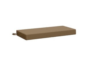 Coussin de banc, coussin d'assise, coussin de canapé soest 100 % polyester taupe 80 x 40 x 8 cm cf53625