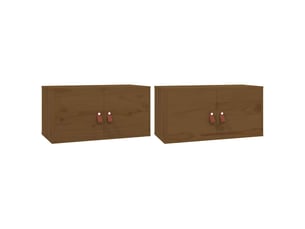 Etagère 60 cm coloris marron  