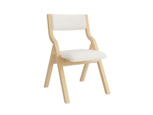 4 chaises pliantes pour salle à manger en bois beige, confortables et respirantes, pliables et empilables, idéales pour la salle à manger, le salon, le café, style moderne
