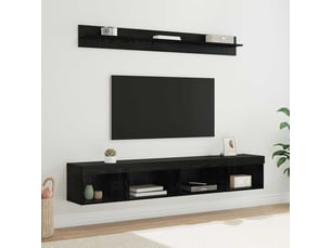 Meuble tv coloris noir 100 cm <strong></strong> <strong></strong>