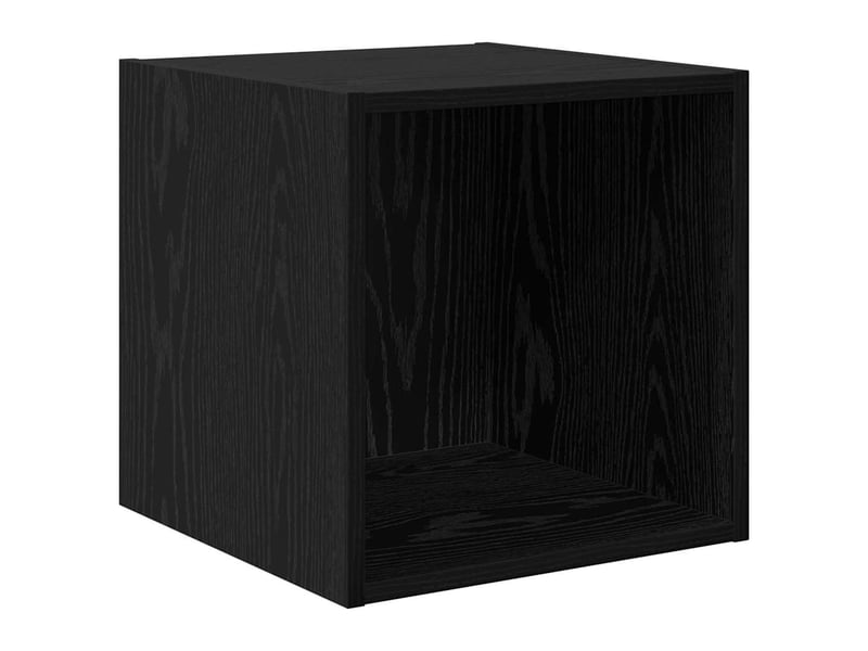  Ensemble meuble tv - banc tv - meuble de rangement 4 pcs chêne noir bois d'ingénierie  - Conforama E
