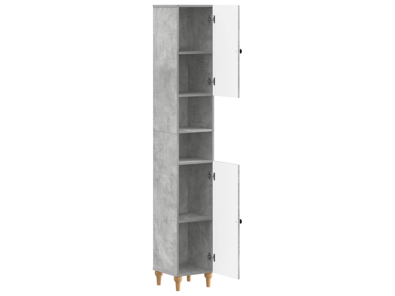 Colonne de salle de bain avec étagère ouverte alkmaar shl1762 - Conforama C