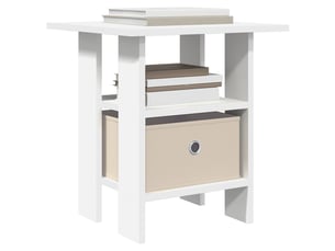 Table de chevet - cabinet de chevet - table de nuit blanc 41 x 40 x 45 cm bois d'ingénierie