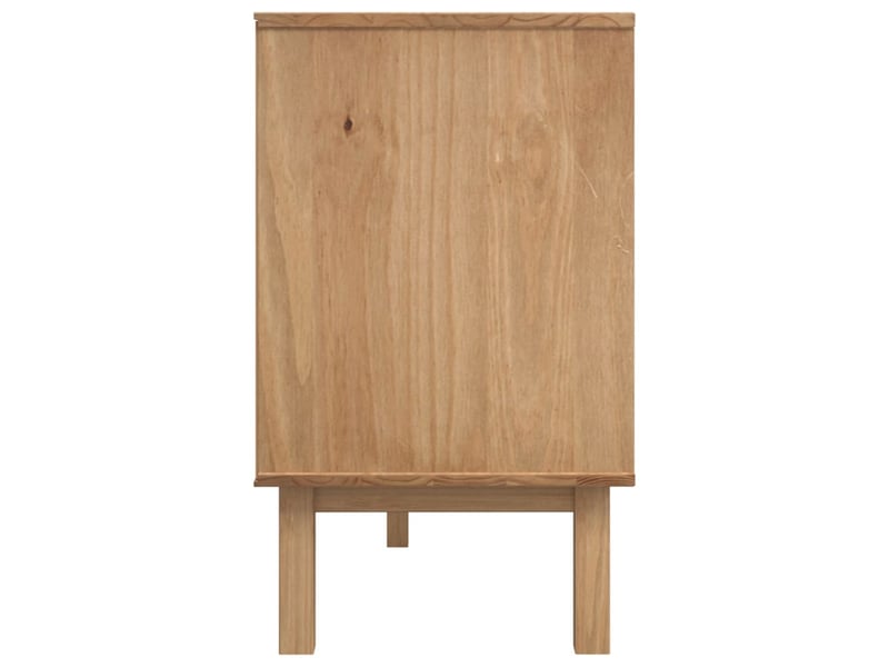  Buffet - bahut - meuble de rangement otta marron et gris 114x43x73,5 cm bois massif pin  - Conforama E