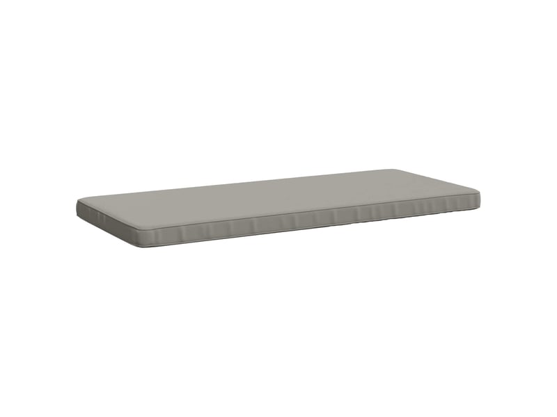  Lot de 2 coussins de banc, coussins d'assise vught 100 % polyester gris cf58003  - Conforama D