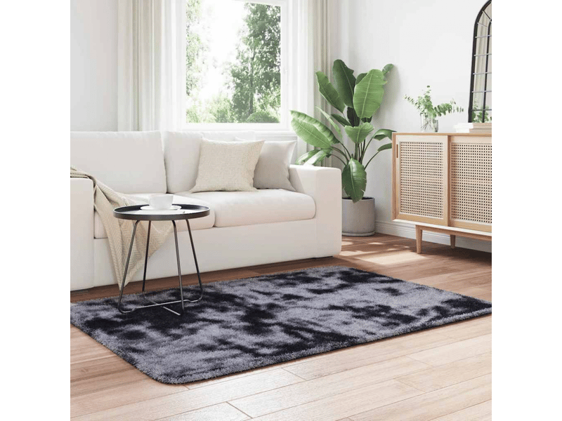  Tapis shaggy à poils longs navarra gris foncé 120x170 cm - comfortxl 4102824 - Conforama B