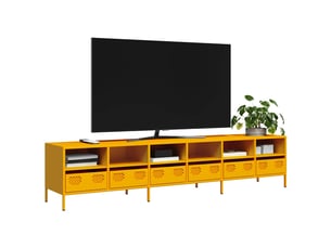 Meuble tv coloris jaune 202 cm <strong></strong>  <strong></strong>