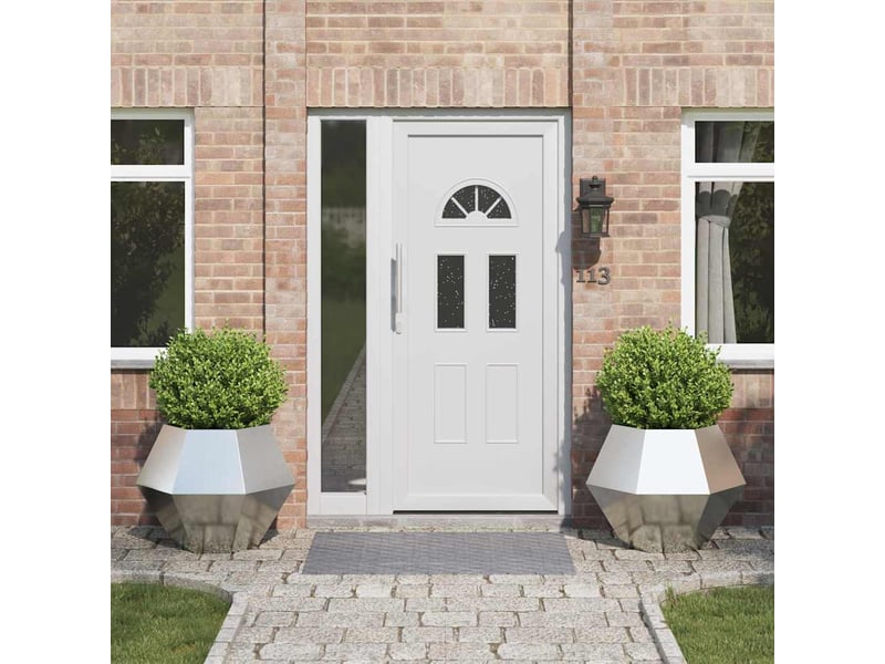  Jardinière - bac à fleurs 2 pcs argenté 75 x 75 x 60 cm acier galvanisé  - Conforama B