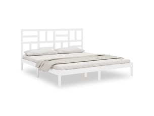 Lit 2 places 200x200 cm    coloris blanc
