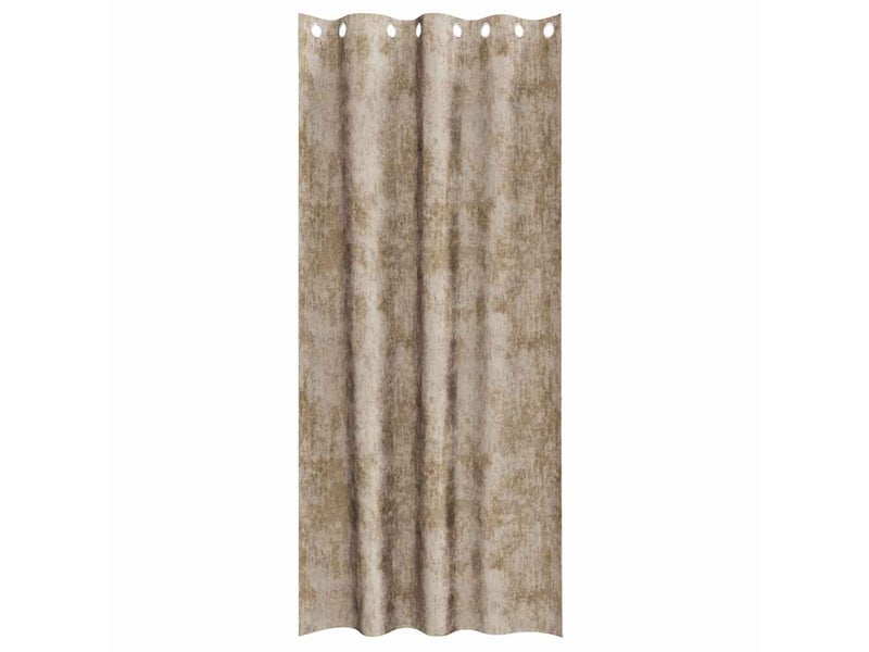  Lot de 2 rideaux en velours, rideaux de fenêtre champagne 260 x 140 cm velours cf44180  - Conforama D