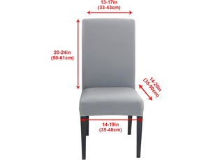 Lot de 4 housses de chaise élastiques, housses de chaise de salle à manger, housses de chaise modernes universelles et lavables, adaptées aux re, multicolore