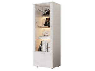 Meuble tv coloris blanc 40 cm <strong>ELVMI</strong>  <strong></strong>