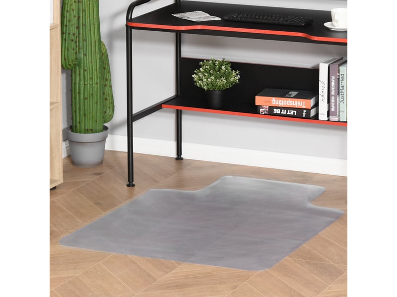  Tapis chaise de bureau 90 x 120 cm antidérapant, transparent, tapis de sol bureau résistant aux rayures  - Conforama R