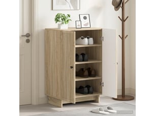 Meuble à chaussures 4 paire(s)  <strong></strong>  <strong></strong> coloris bois clair