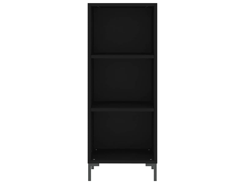  Buffet - bahut - meuble de rangement noir 34,5x32,5x90 cm bois d'ingénierie  - Conforama D