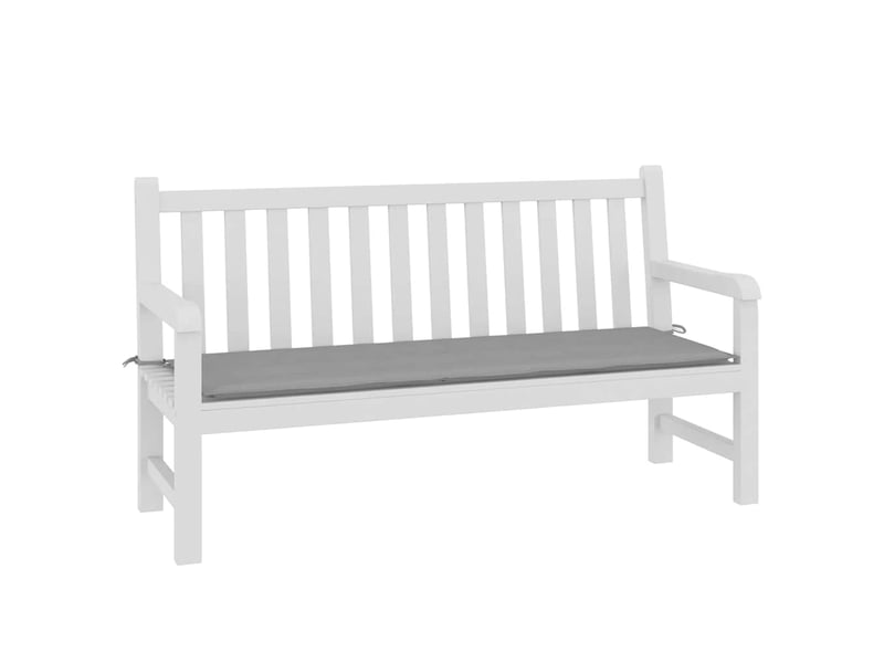 Coussin de banc de jardin, coussin d'assise gris 150x50x3 cm tissu oxford cf52727 - Conforama C